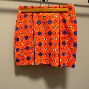 Colorful mini skirt: Forever 21 size XS